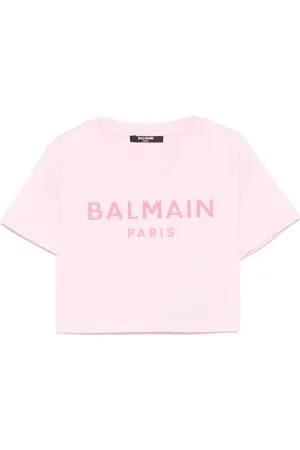 Balmain Playera con aplique del logo