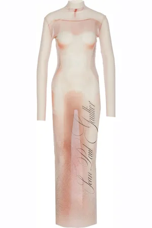 Jean Paul Gaultier Vestido largo de malla