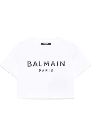 Balmain Playera con aplique del logo