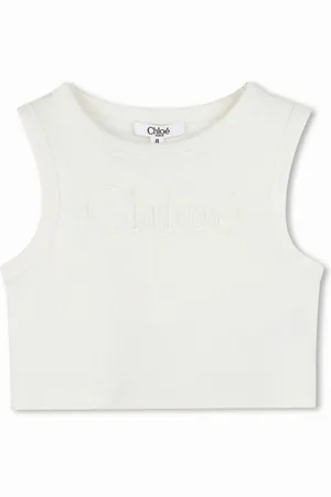 Chloé Top con logo bordado