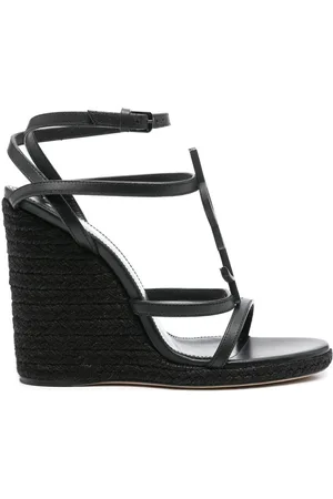 Saint Laurent Sandalias Cassandra con tacón de 115mm