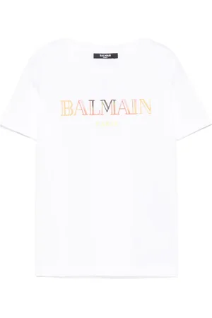 Balmain Playera con logo bordado