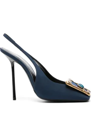 Saint Laurent Zapatillas Maxine con tacón de 115mm