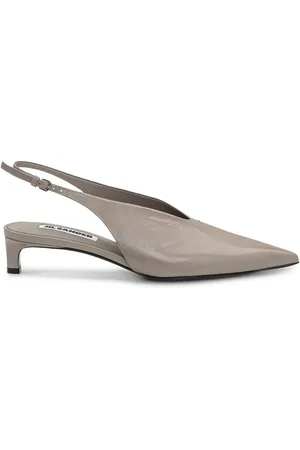 Jil Sander Zapatillas con tira trasera y tacón de 45mm