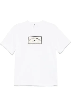 Elisabetta Franchi Playera con parche del logo