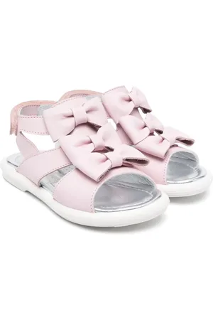 MONNALISA Sandalias de charol con detalle de moño