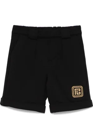 Balmain Shorts deportivos con logo bordado