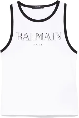 Balmain Camiseta con logo estampado