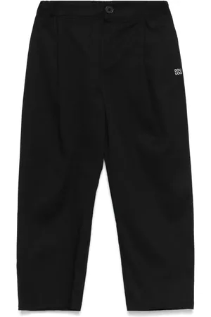DOUUOD KIDS Pantalones con logo estampado
