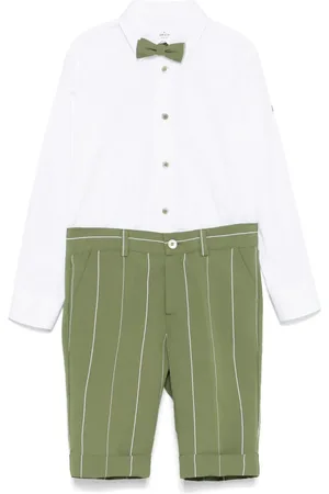 COLORICHIARI Conjunto de pantalones a rayas diplomáticas (set de 3 piezas)