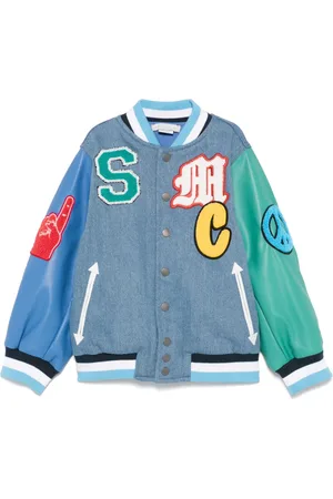 Stella McCartney Chamarra bomber con detalle de parche
