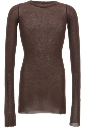 Rick Owens Playera de canalé