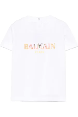 Balmain Playera con logo bordado