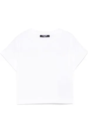 Balmain Playera con logo estampado