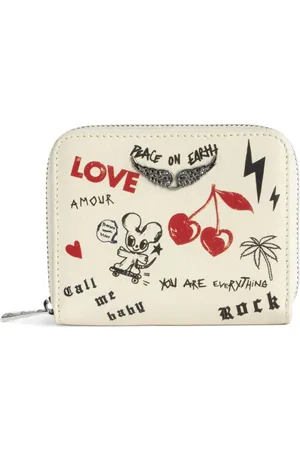 Zadig & Voltaire Cartera con ilustración estampada