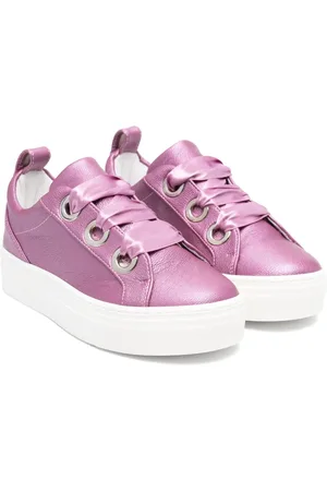 COLORICHIARI Tenis con detalle de moño