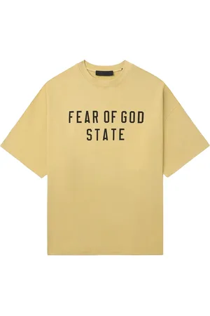 FEAR OF GOD Playera con logo estampado