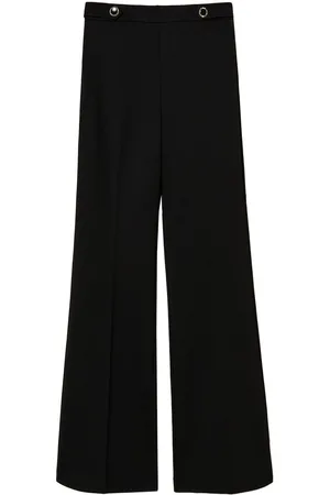 Twin-Set Pantalones palazzo con botones de joya