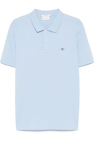 GANT Playera tipo polo manga corta y motivo de escudo