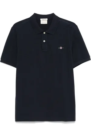 GANT Playera tipo polo manga corta y motivo de escudo