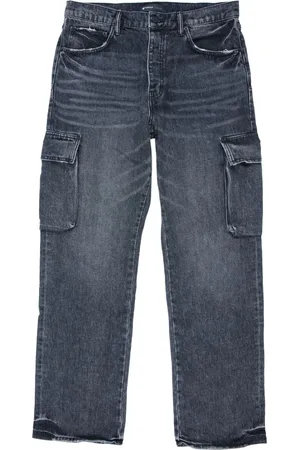 Purple Brand P011 MID RISE STRAIGHT LEG PANT - Vintage Black Cargo