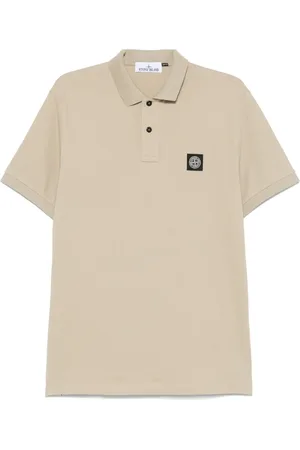 Stone Island Playera tipo polo con motivo Compass