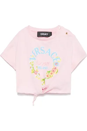 VERSACE Playera con logo estampado