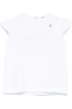 Il gufo Playera con logo bordado