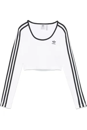 adidas Playera corta con tres rayas