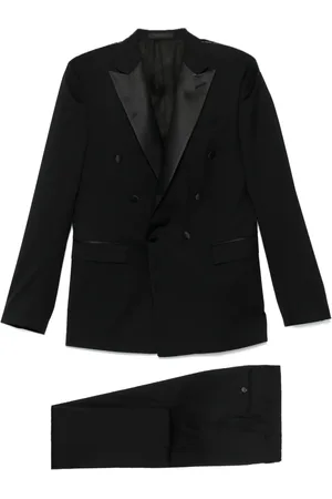 corneliani Traje con ribete satinado