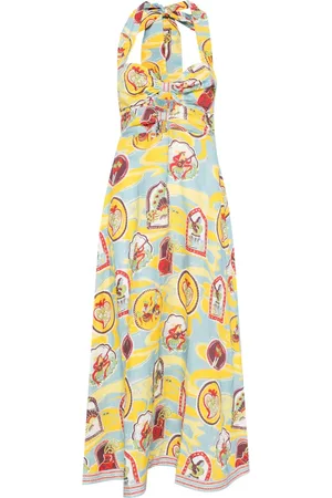 ALÉMAIS Vestido midi Emilio