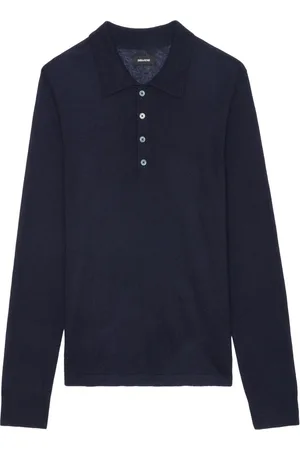 Zadig & Voltaire Playera tipo polo de cachemira Dimi