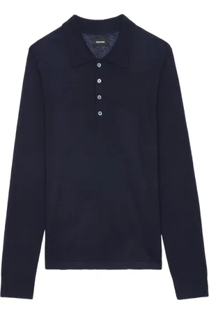 Zadig & Voltaire Playera tipo polo de cachemira Dimi