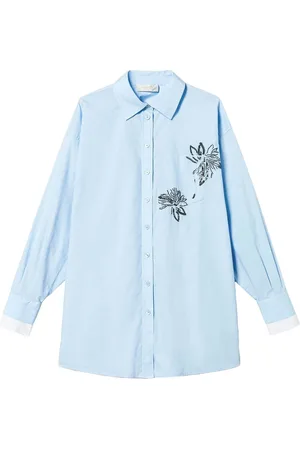 Twin-Set Camisa bordada con lentejuelas