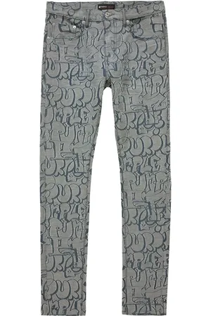 Purple Brand Skinny jeans con estampado de grafiti