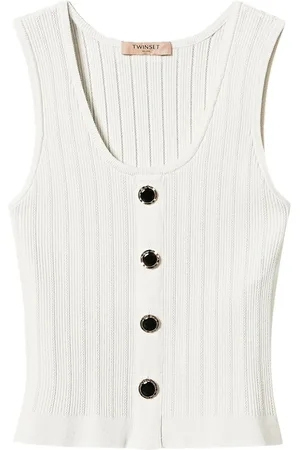 Twin-Set Top tejido con botones