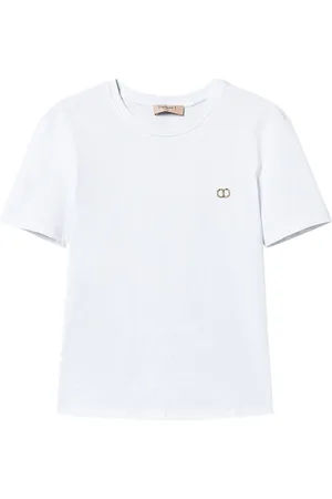 Twin-Set Playera con placa Oval T