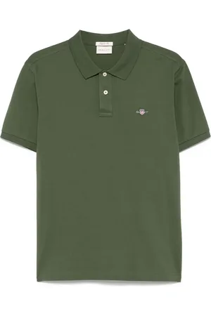 GANT Playera tipo polo manga corta y motivo de escudo