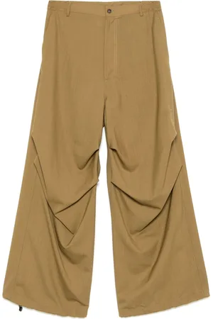Maison Margiela Pantalones con dobladillo vuelto