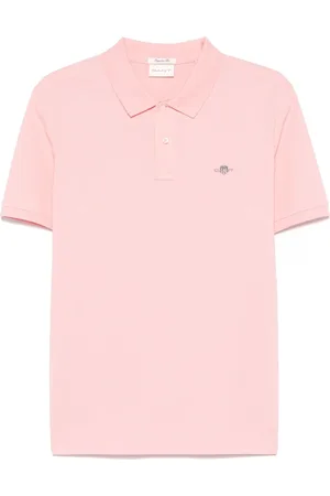 GANT Playera tipo polo manga corta y motivo de escudo