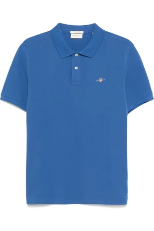 GANT Playera tipo polo manga corta y motivo de escudo