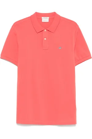 GANT Playera tipo polo manga corta y motivo de escudo