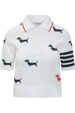 Thom Browne Playera tipo polo Hector