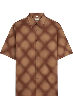 DRIES VAN NOTEN Camisa con motivo de rombos