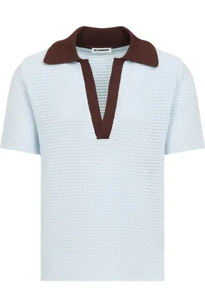 Jil Sander Playera tipo polo con cuello en V