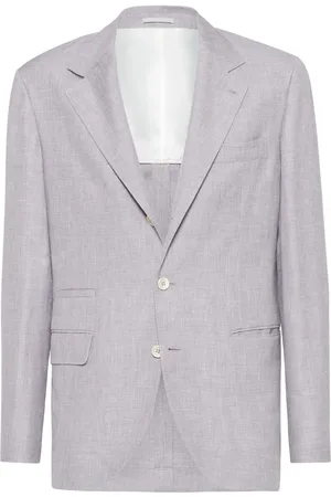 Brunello Cucinelli Blazer con motivo de cuadros príncipe de Gales
