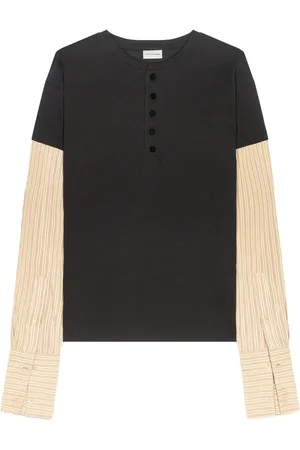 DRIES VAN NOTEN Playera con mangas en contraste