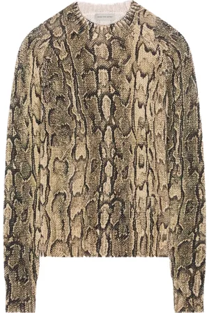 DRIES VAN NOTEN Suéter con serpientes estampadas
