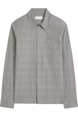 DRIES VAN NOTEN Camisa con cuadros estampados