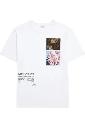 DRIES VAN NOTEN Playera Orchids estampada